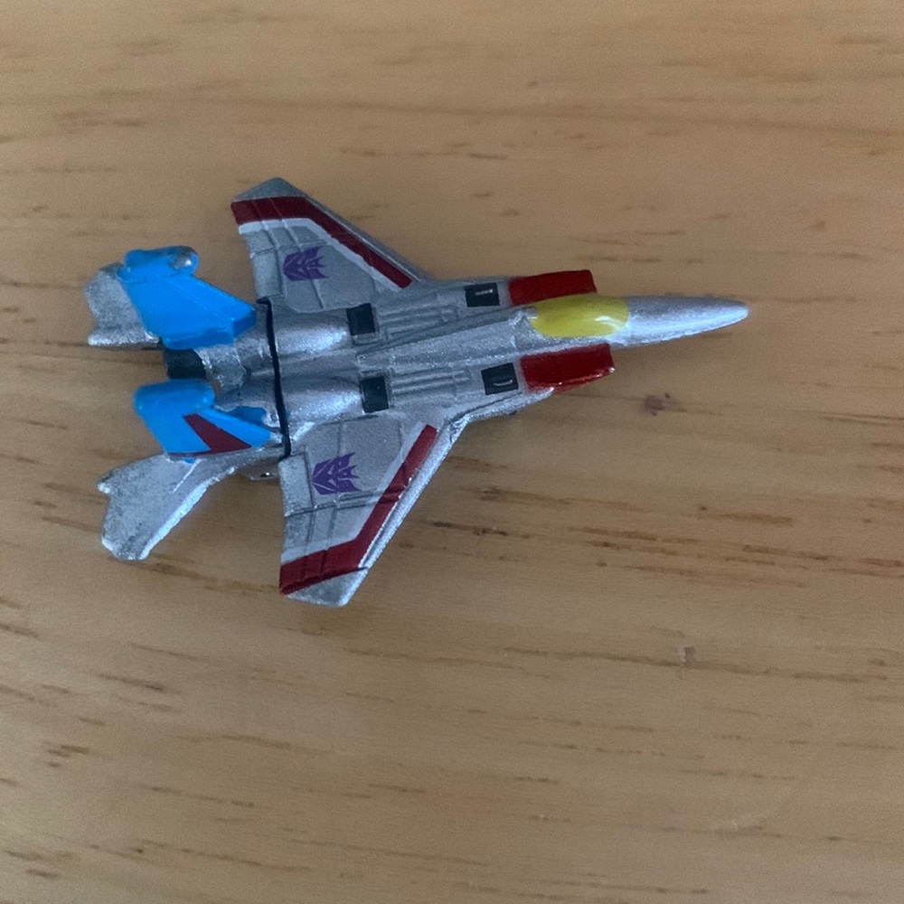 Transformers Starscream Jada Toys Hasbro 2021 miniature size 1-7/8" long diecast